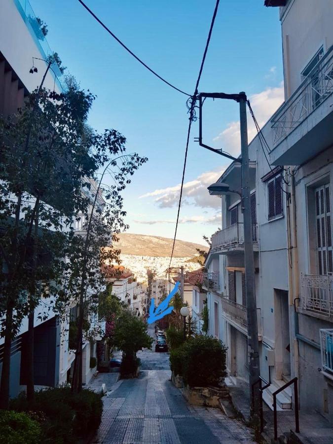 Comfortable Apt , 5 Min Walk To Acropolis Aten Exteriör bild