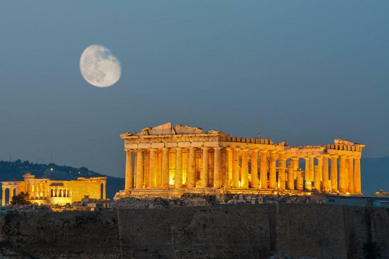 Comfortable Apt , 5 Min Walk To Acropolis Aten Exteriör bild